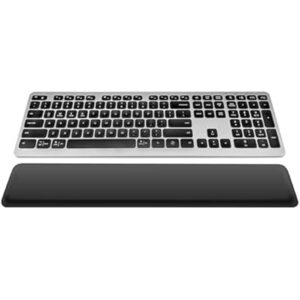 Wireless Keyboard, Bluetooth Keyboard with Leather Palm Rest…