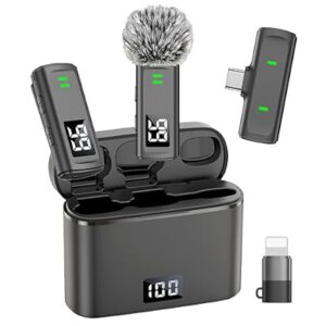 Wireless Lavalier Mini Microphone for iPhone Video Recording