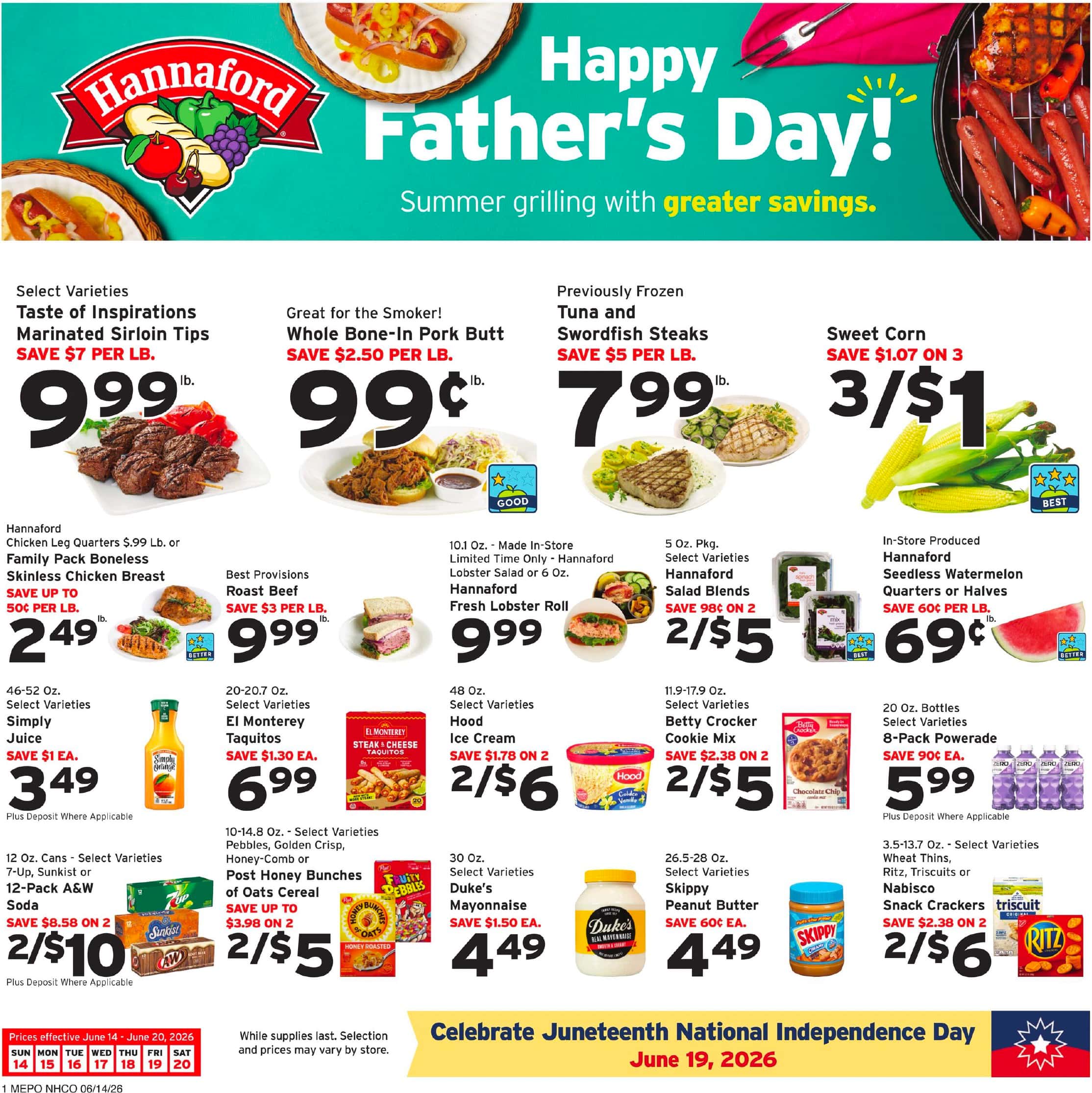 Hannaford Weekly Ad page 2