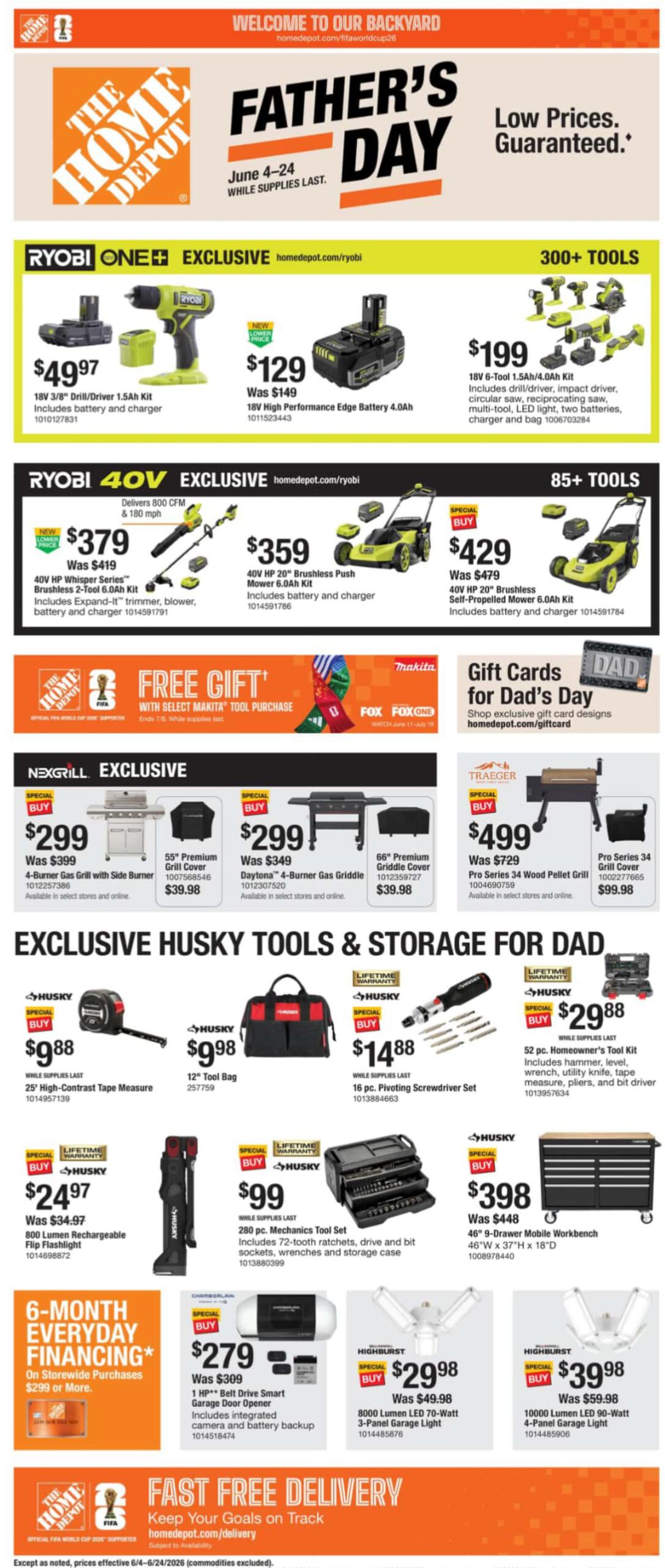 Home Depot Weekly Ad page 1