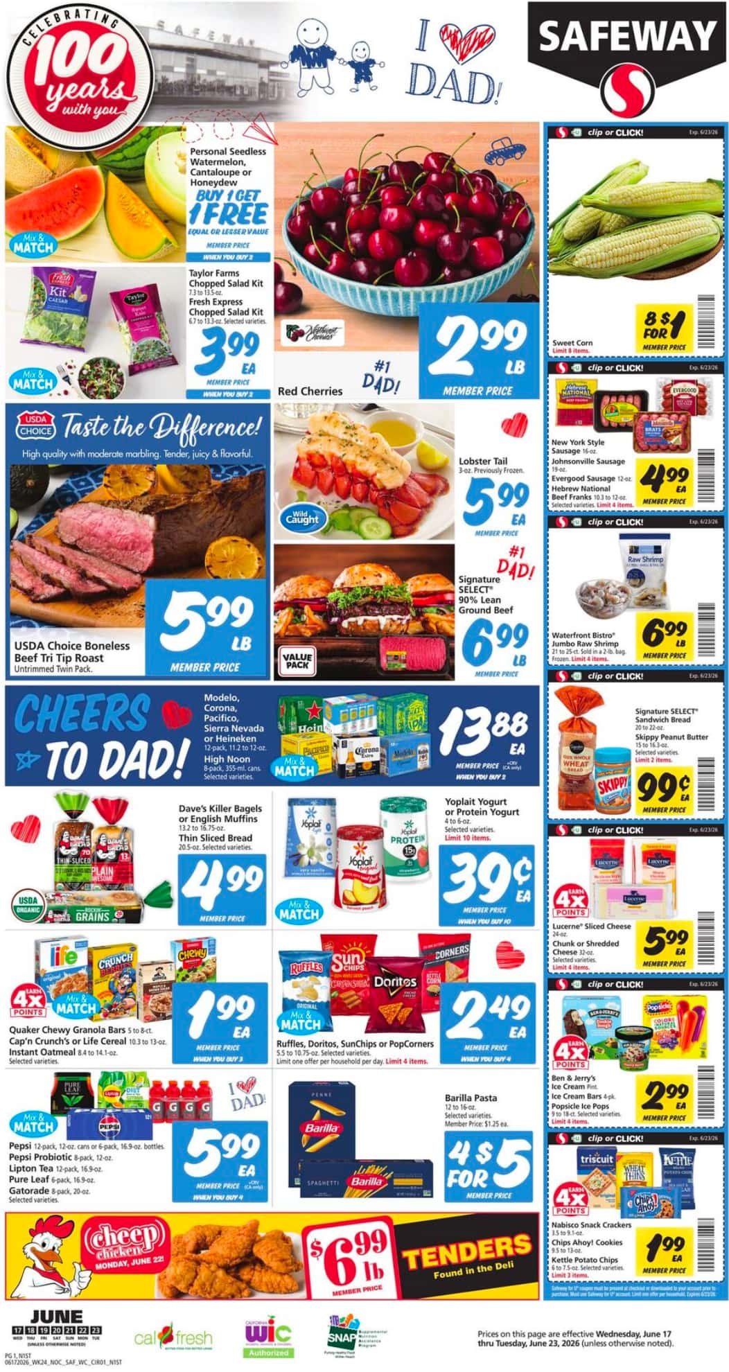Safeway Weekly Ad page 1