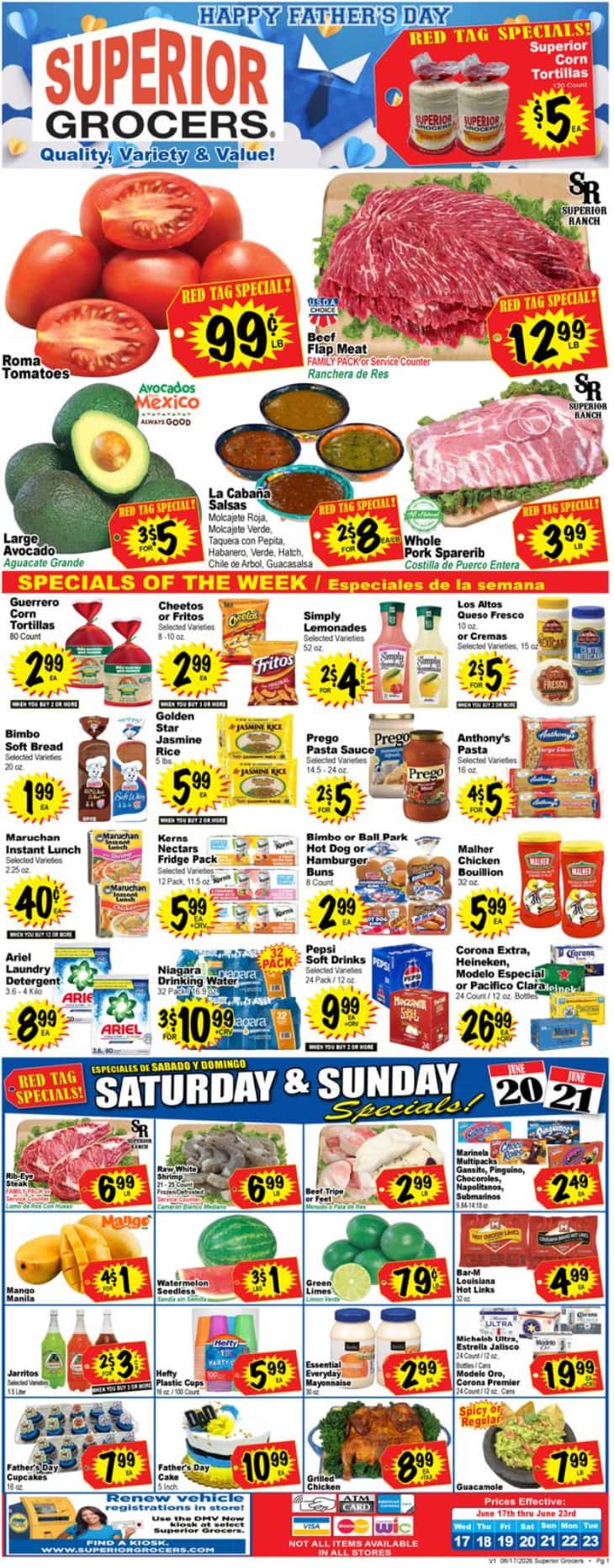 Superior Weekly Ad page 1