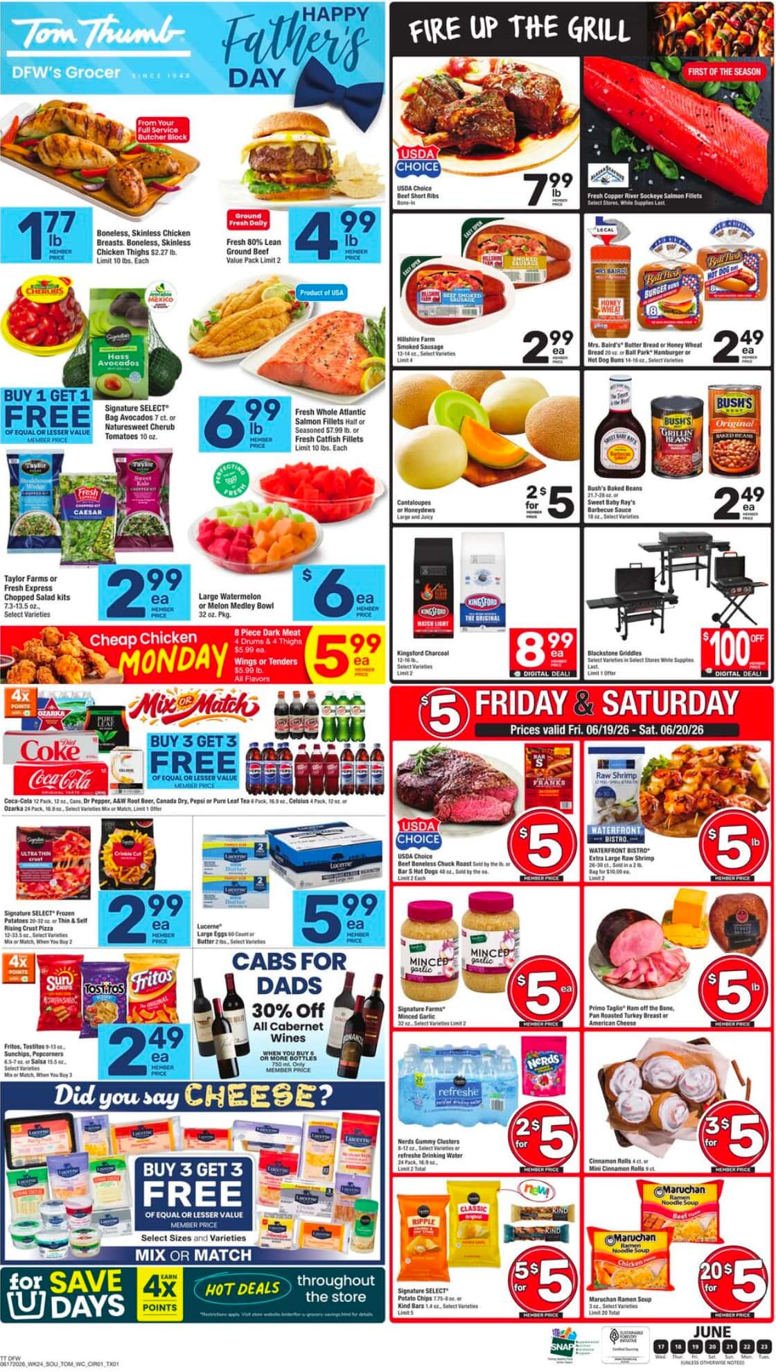 Tom Thumb Weekly Ad page 1