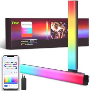 Smart RGB+IC LED Light Bars, Color Changing Light…
