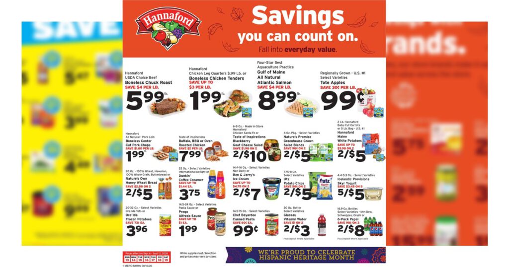 Hannaford weekly ad