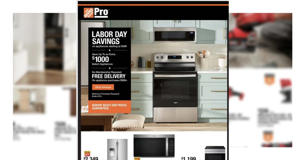 Home Depot weekly ad