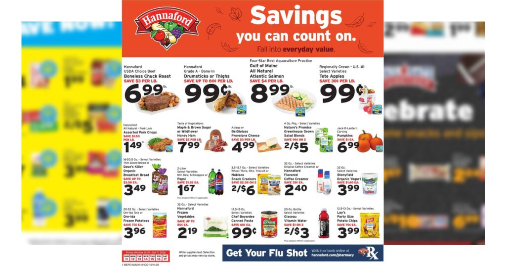Hannaford Flyer (10/11/26 – 10/17/26) weekly ad sneak peek Oct 11 – Oct 17, 2026