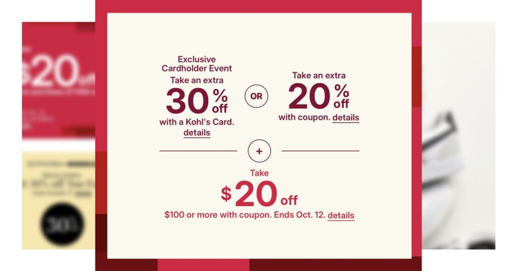 Kohl's weekly ad Oct 9 – Oct 18, 2026